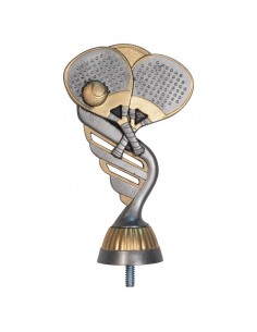 FIGURA PLASTICO FAST PADEL PLATA VJ/ORO H.13CM