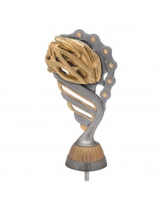 FIGURA PLASTICO FAST CICLISMO PLA VJ/ORO H.13CM