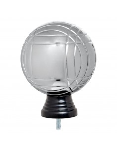 FIGURA PLASTICO FAST BOLA PETANCA PLATA H.10.3