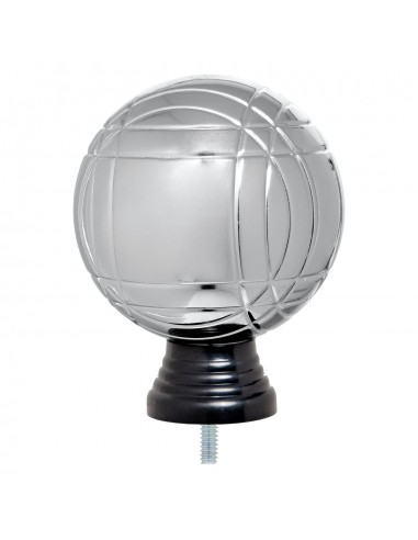 FIGURA PLASTICO FAST BOLA PETANCA PLATA H.10.3
