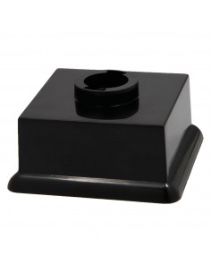BASE PLAST.FAST NEGRO 65X65 MM