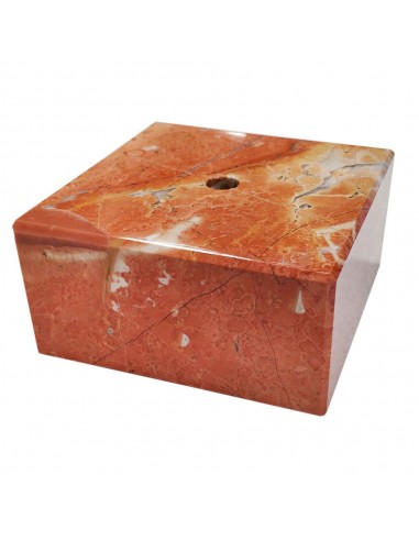 MARMOL ROJO 7X7X3 CM