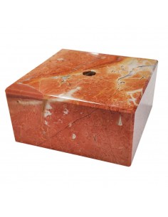MARMOL ROJO 10X10X5 CM