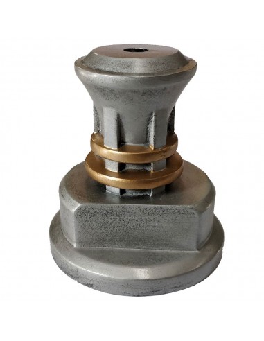 BASE RESINA RED.COLUM GRIS Ø8 H.9.3 CM