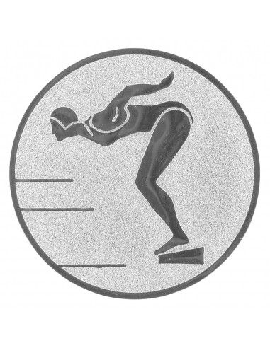 CENTRO Ø25 MM PLATA NATACION FEM