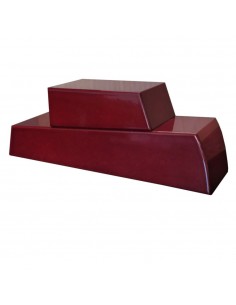 BASE MADERA CAOBA 17.8X8X6.5 CM