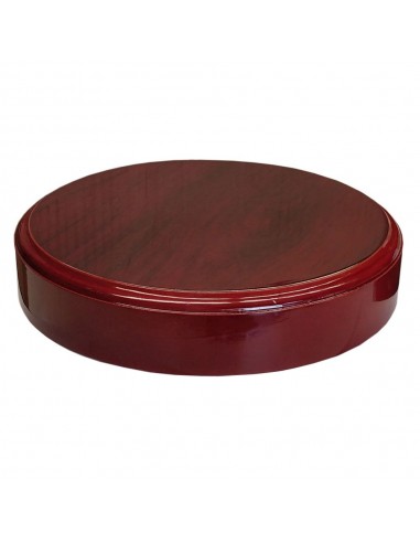 BASE MADERA CAOBA Ø21X4 CM
