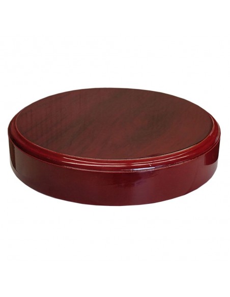 BASE MADERA CAOBA Ø21X4 CM