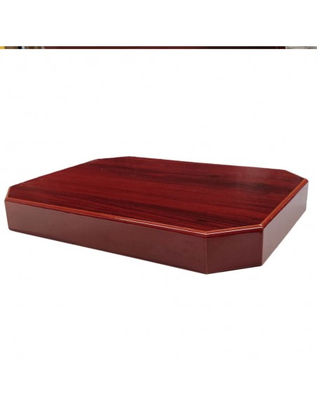 BASE MADERA CAOBA 25X19X3 CM