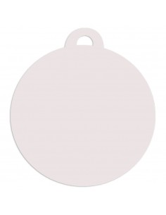 MEDALLA Ø50MM BLANCO SUBLIMACION 2 CARAS