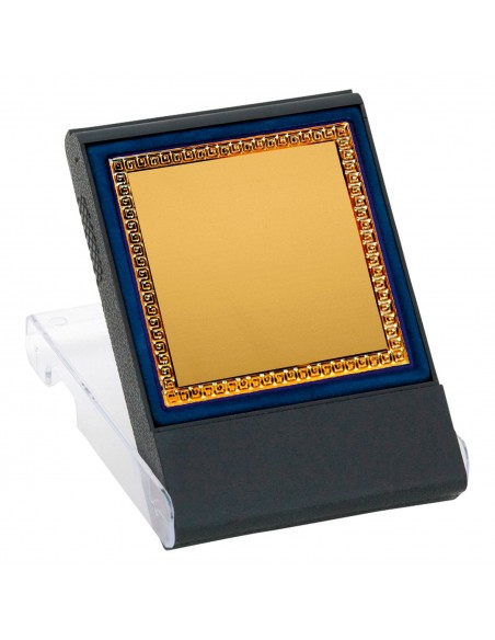 PLACA MINI 17-039 DORADA C/ESTUCHE