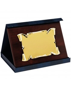 PLACA MINI 17-052 ORO C/ESTUCHE