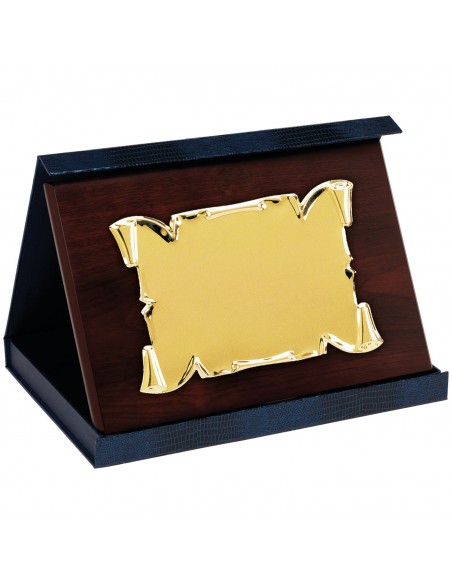 PLACA MINI 17-052 ORO C/ESTUCHE