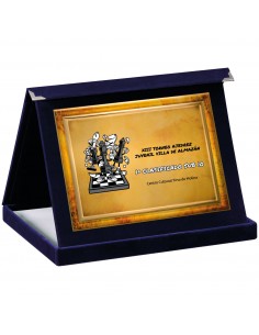 PLACA 17-114 ORO C/ESTUCHE TARGA+ SUBLIMACION
