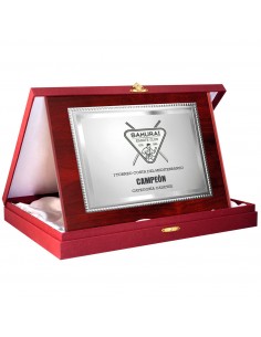 PLACA 17-126 PLATA  C/EST.GRANATE. SUBLIMACION