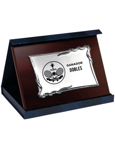 PLACA 17-072 PLATA C/ESTUCHE