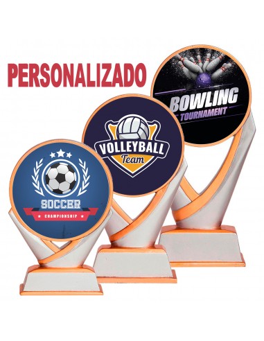 TROFEO RESINA CHICAGO PERSONALIZADO