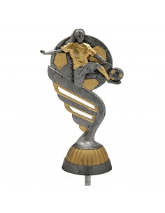 FIGURA PLASTICO FAST FUTBOL FEMENINO PLA VJ/ORO H.13CM