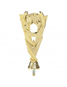 FIGURA PLASTICO FAST VICTORY ORO HIPICA H.19CM