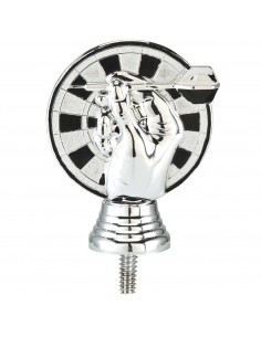 FIGURA PLASTICO FAST ICO DARDOS PLATA H.10.3CM