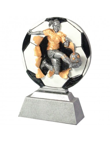 TROFEO RESINA FUTBOL FEMENINO H.16 CM