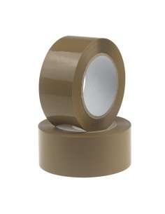 ROLLO PRECINTO 48MM 132M MARRON ALTA CALIDAD