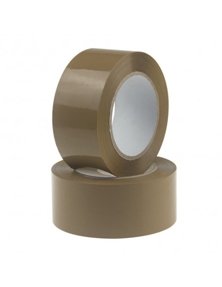 ROLLO PRECINTO 48MM 132M MARRON ALTA CALIDAD