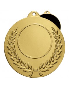 MEDALLA Ø50MM 55-832 IRON C/REV NEGRO