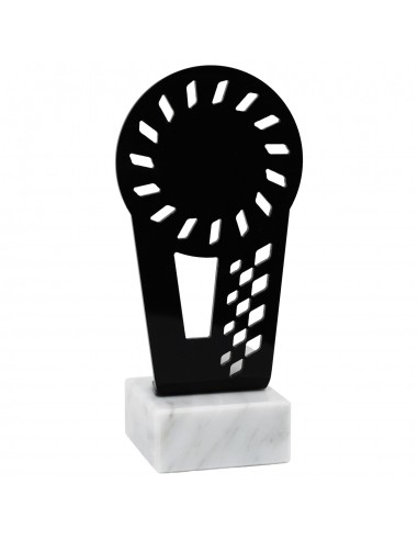 TROFEO METACRILATO 001 C/MARMOL H15.5