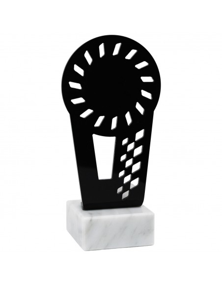 TROFEO METACRILATO 001 C/MARMOL H15.5