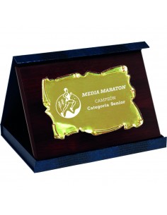 PLACA MINI 17-232 ORO C/ESTUCHE