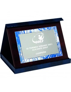 PLACA 17-142 PLATA C/ESTUCHE SUBLIMACION