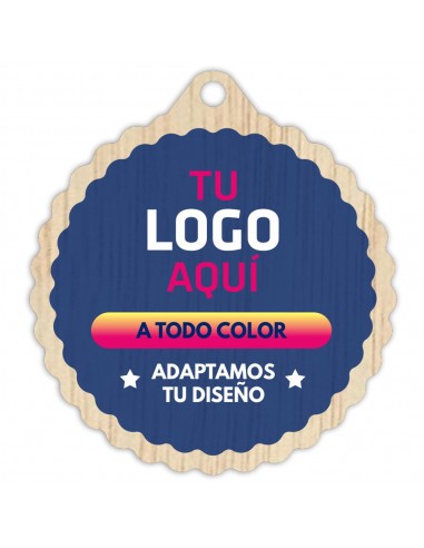 MEDALLA MADERA Ø70MM 54-5002