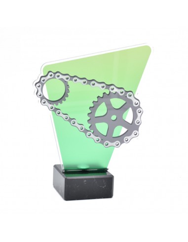 TROFEO METACRILATO BICICLETA