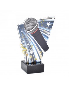 TROFEO METACRILATO KARAOKE