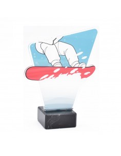 TROFEO METACRILATO SNOWBOARD
