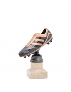 TROFEO BOTA FUTBOL COLUMNA MARMOL