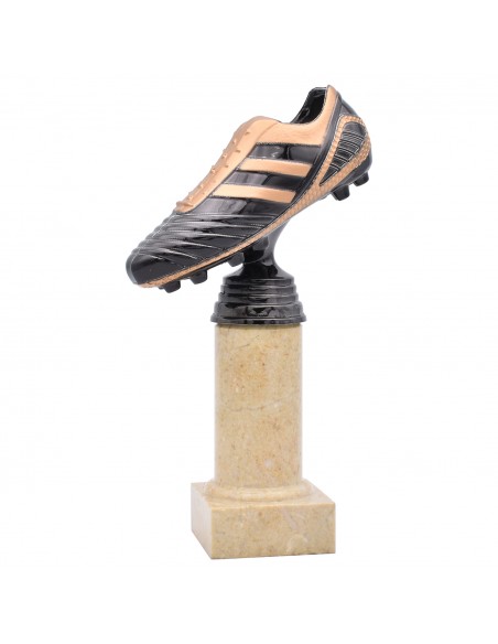 TROFEO BOTA FUTBOL COLUMNA MARMOL