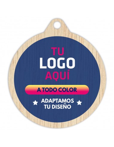 MEDALLA MADERA Ø70MM 54-5001