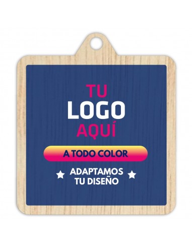 MEDALLA MADERA 66x66MM 54-5004