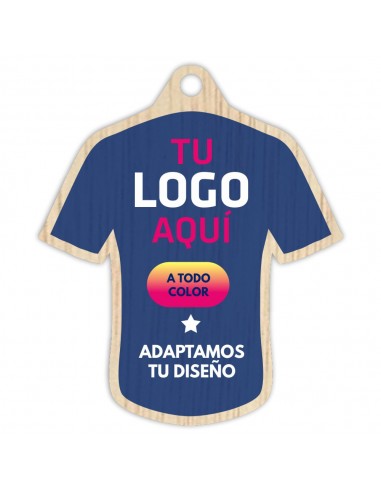 MEDALLA MADERA CAMISETA 54-5007