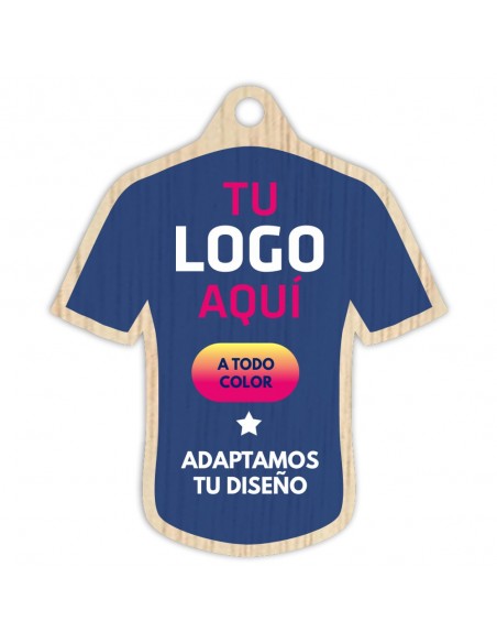 MEDALLA MADERA CAMISETA 54-5007