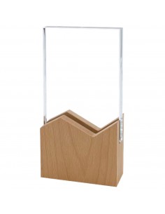 TROFEO CRISTAL 802 BASE MADERA C/ESTUCHE