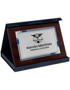 PLACA 17-242 PLATA C/ESTUCHE SUBLIMACION