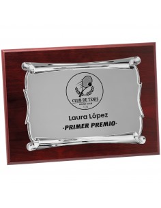 PLACA 17-251 PLATA C/MADERA SUBLIMACION