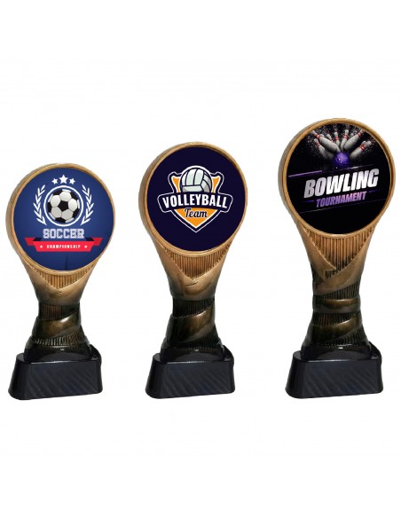 TROFEO RESINA BOSTON PERSONALIZADO