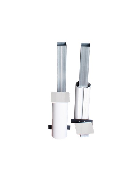 Juego postes voleibol fijos aluminio ø 90mm Juego postes voleibol fijos aluminio ø 90mm