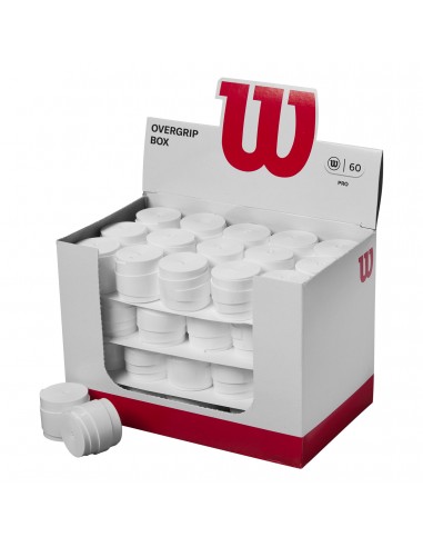 Caja 60 overgrips wilson blanco pro