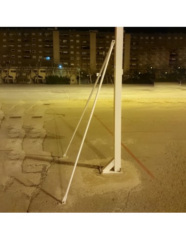 Juego 2 tirantes canastas para atornillar al suelo