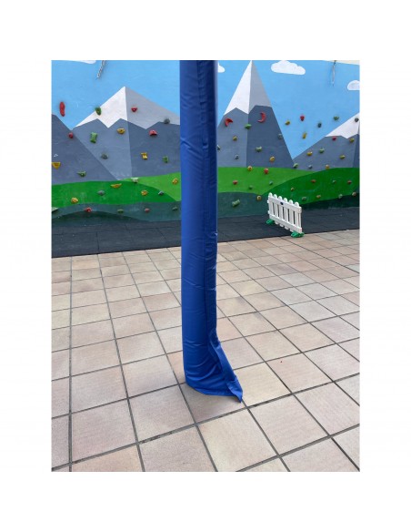 Juego de 2 protección postes canastas deluxe 100x100mm